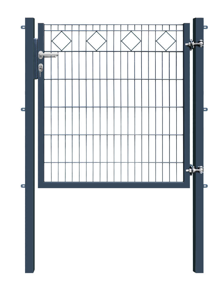 Gartentor Karo 1-flügelig